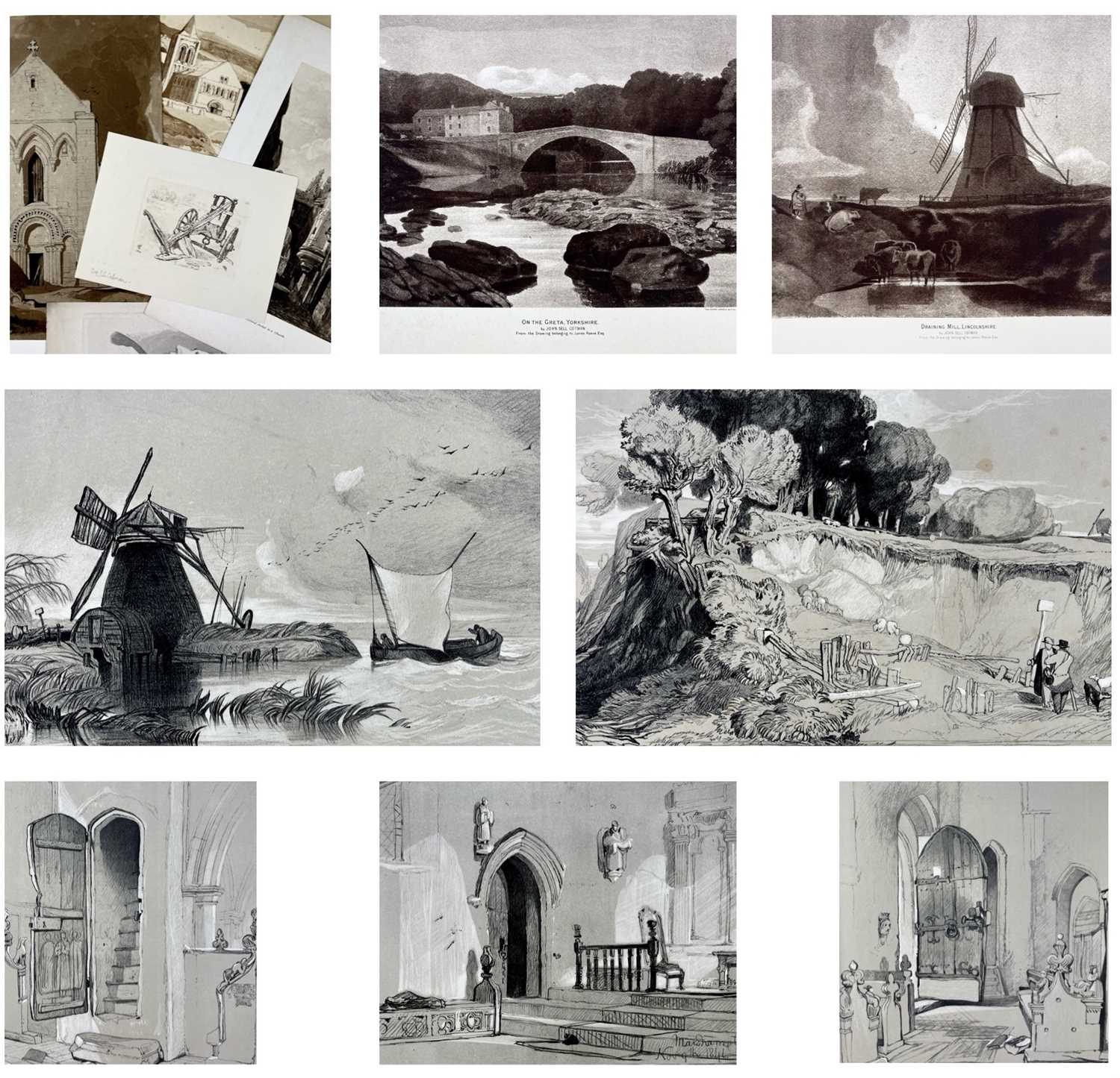 John Sell COTMAN (1782-1842). A collection of twenty-four engravings, many titled. (24) Largest 36cm