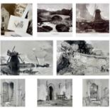 John Sell COTMAN (1782-1842). A collection of twenty-four engravings, many titled. (24) Largest 36cm