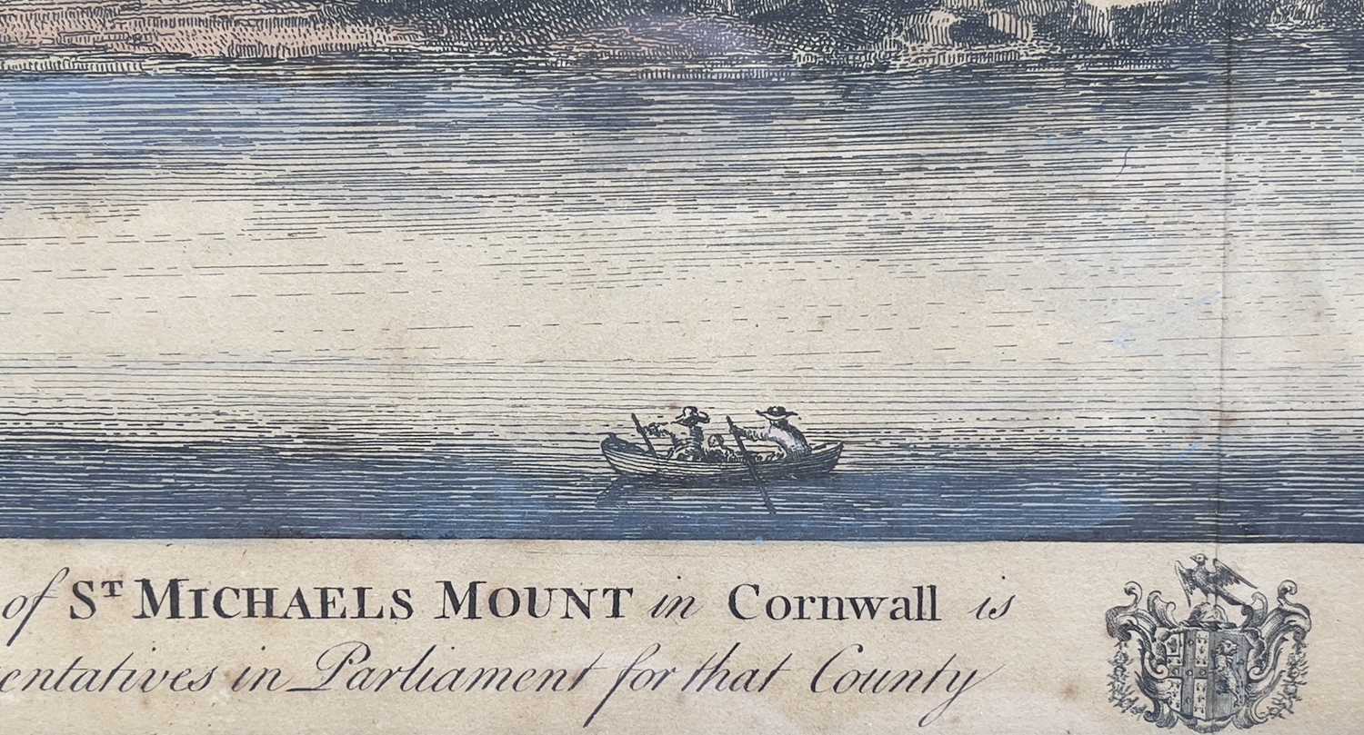 SAMUEL and NATHANIEL BUCK (1696-1779). 'The South East Prospect of St Michaels Mount in Cornwall,' - Image 5 of 5