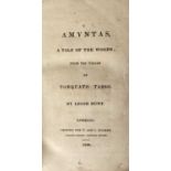 LEIGH HUNT. 'Amyntas, A Tale of the Woods; From the Italian of Torquato Tasso,' cloth backed