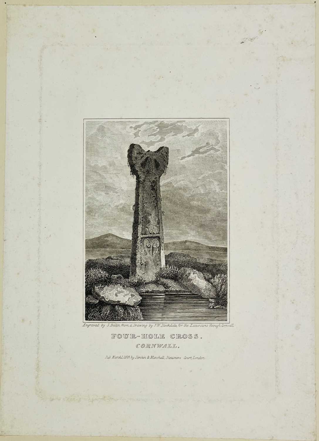 CORNWALL INTEREST. Five bookplates of various ancient Cornish crosses, mounted on card. (5) - Image 4 of 6