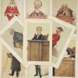 VANITY FAIR Interest. Twenty coloured lithographic plates of Generals, Judges and politicians,