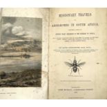 DAVID LIVINGSTONE. 'Missionary Travels and Researches in South Africa,' original cloth, rubbed,