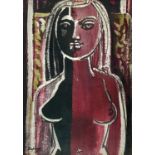 Sydney d'Horne SHEPHERD (1909-1993) Nude Study Watercolour Signed c.1950s 38 x 28cm Displays Wenlock