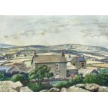 Eleanor HUGHES (1882-1959)Boleigh Farm, St BuryanWatercolour12x17cmProvenance: From the Estate of