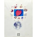 Sir Terry FROST (1915-2003) Heart and Spiral Royal Academy exhibition poster, 1997 Signed in