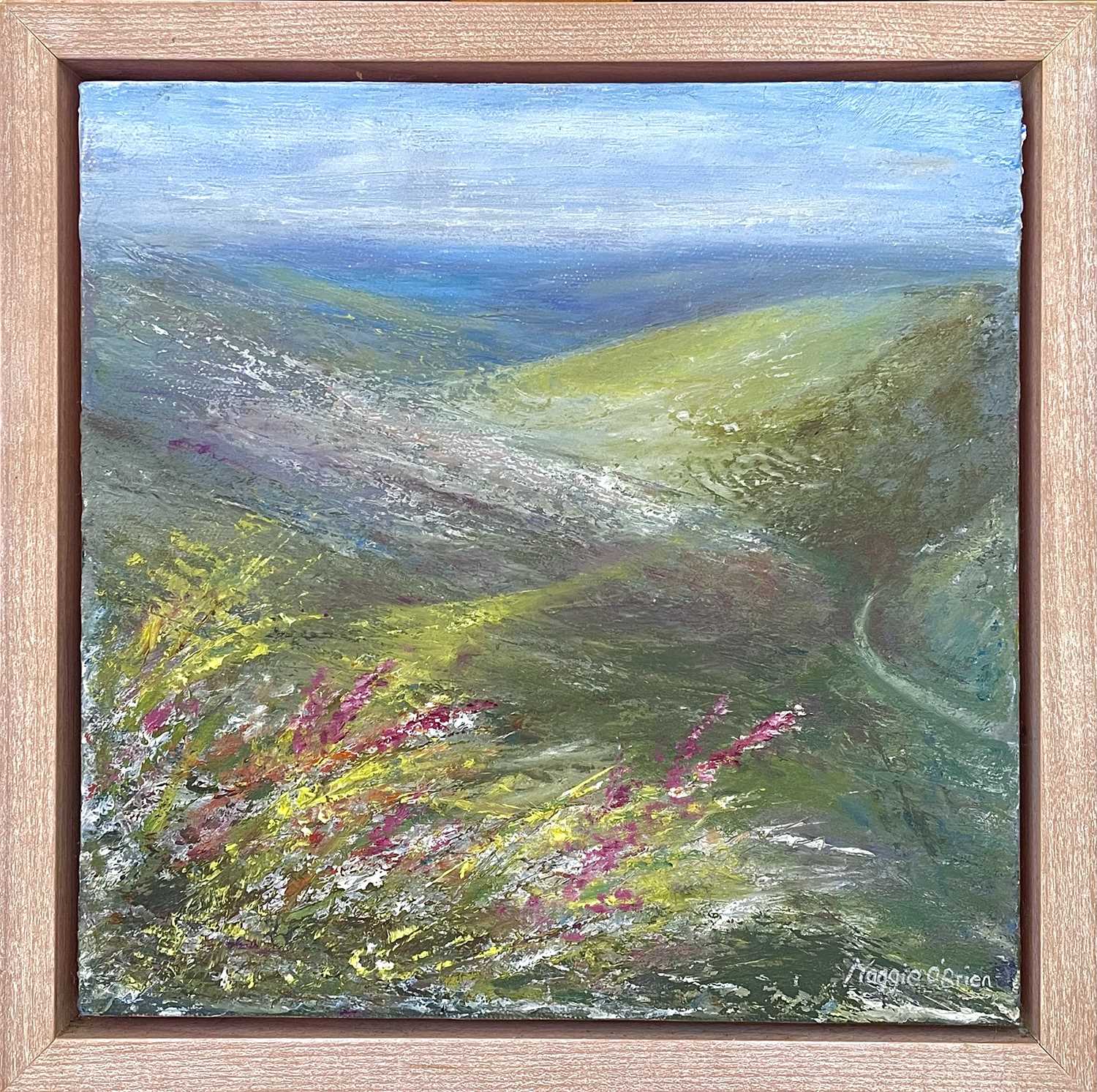 Maggie O'BRIEN (XX-XXI) Landscape Oil on canvas Signed 25 x 25cmVery good condition and well - Image 2 of 3