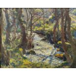 Denys LAW (1907-1981) Lamorna Stream Oil on board Signed 32x40cmThis is in good unrestored