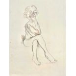 Henry Richard BIRD (1909-2000) Nude Figure Mixed media 59 x 33cm (4)