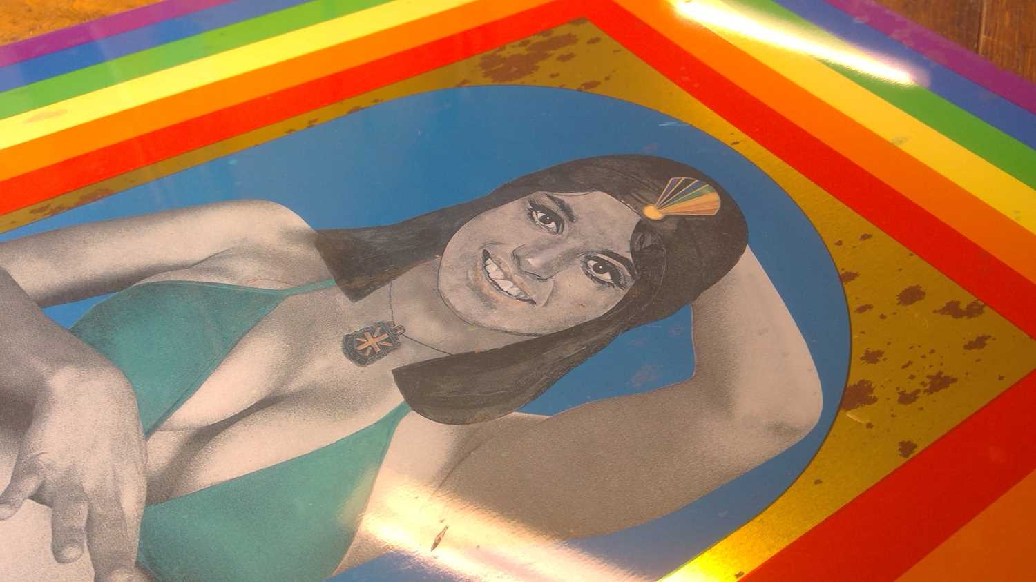 Peter BLAKE (1932) Bobbie Rainbow (2001) Lithograph on tin Signed 66 x 44cm 1735/2000 There are - Image 5 of 6