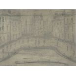L. S. LOWRY?? Salford Graphite on paper Signed and dated 1950 15 x 19cm The present owner