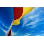 Bob BERRY RNLI Flag, 2016 Acrylic photograph Signed to verso 83 x 127cm Printed by Loxley,