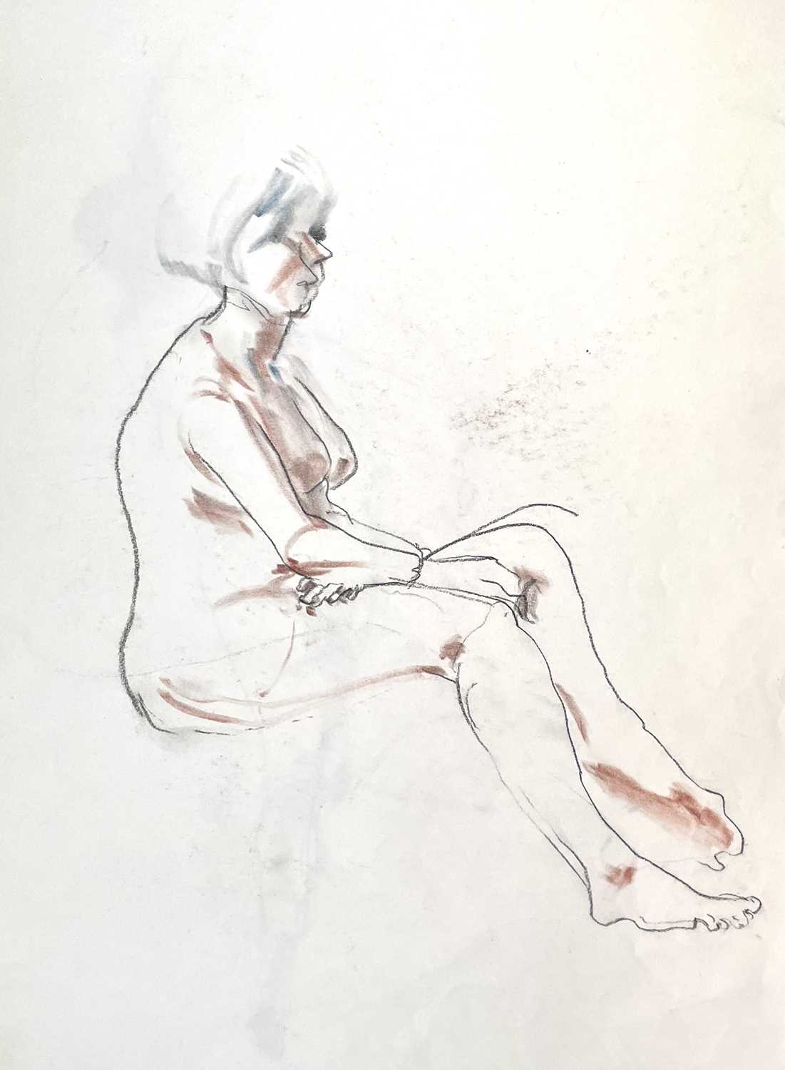 Henry Richard BIRD (1909-2000) Reclining Nude Mixed media 38 x 51cm (4) - Image 7 of 7