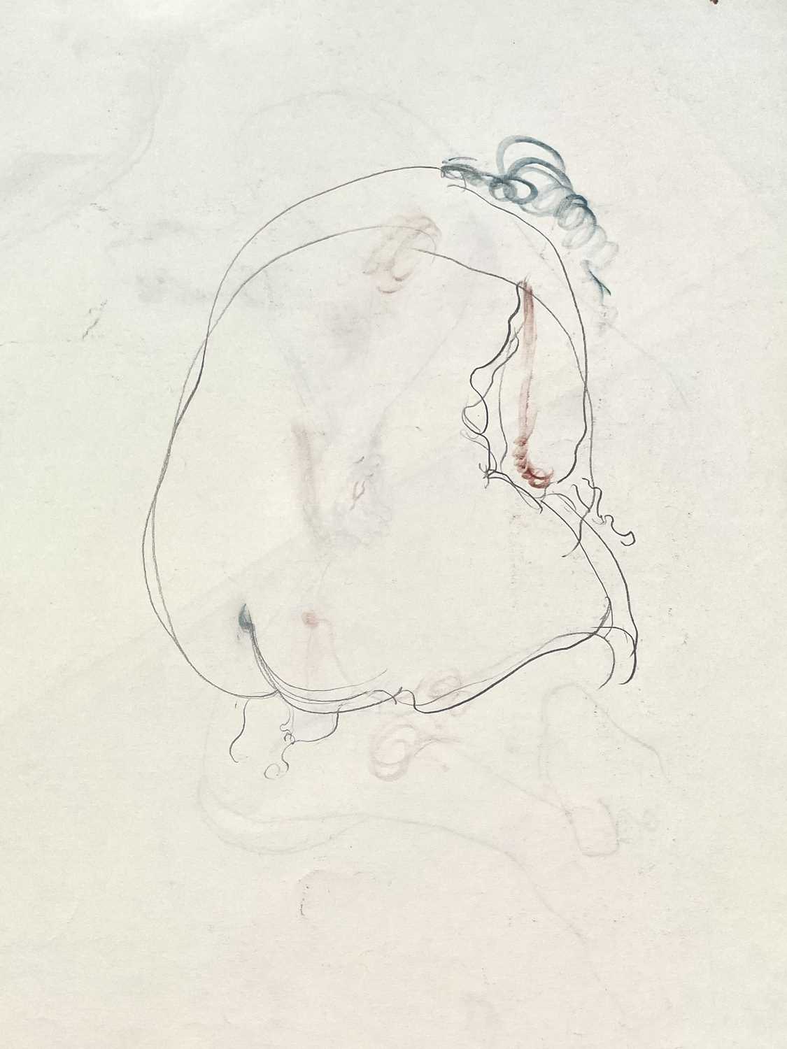 Henry Richard BIRD (1909-2000) Reclining Nude Mixed media 38 x 51cm (4) - Image 2 of 7