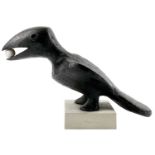 Breon O'CASEY (1928-2011) Crow II, 2004 Bronze Initialled and numbered II/V to base Height 29.5cm,