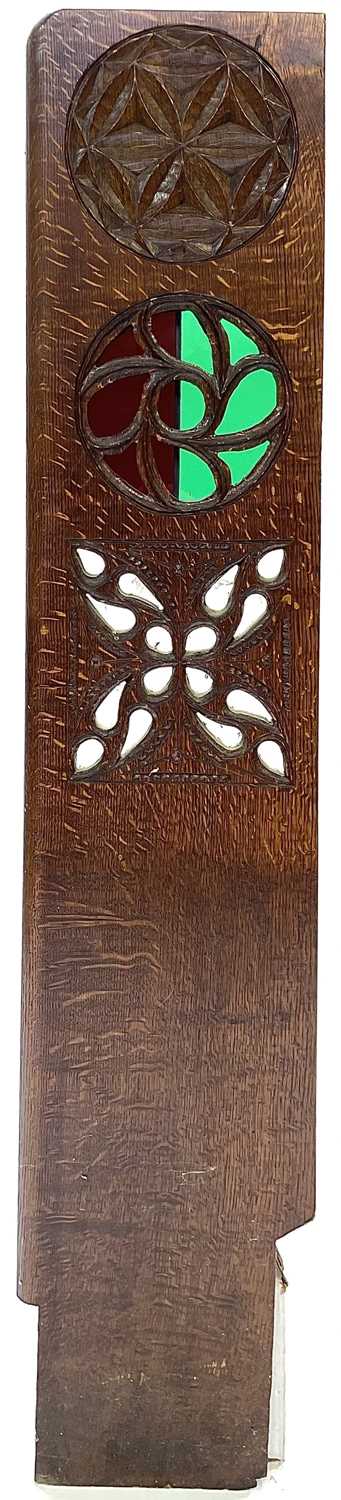 Seven carved oak panels by David Greenacre. - Image 10 of 12