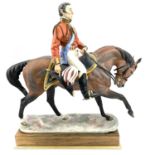 Royal Worcester, an equestrian group of the Duke of Wellington, from the Famous Military