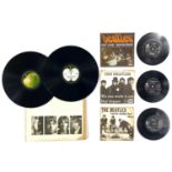 THE BEATLES. The White album and three 7" singles.