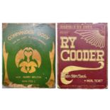 'Ry Cooder' and 'Commanding Cody' posters.