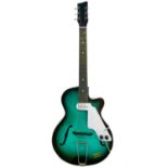 An early 1960s 'Rosetti/Egmond' Lucky Seven semi acoustic archtop guitar.