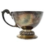 A George V Irish silver pedestal cup by Mappin & Webb.