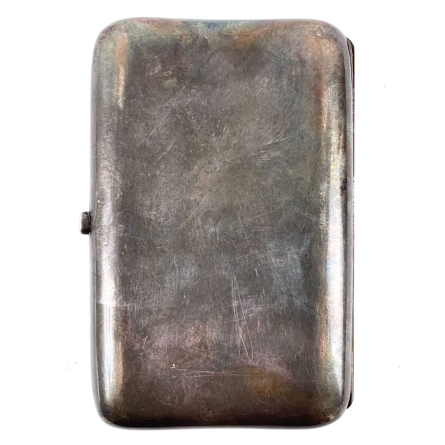 An Edwardian silver cigar case. - Image 3 of 3