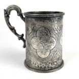 A Victorian silver Christening cup.