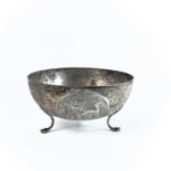 A Cypriot 800 silver bowl stamped SOPHOCLIDES.