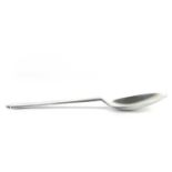 A Georg Jensen 835 Danish silver table spoon.