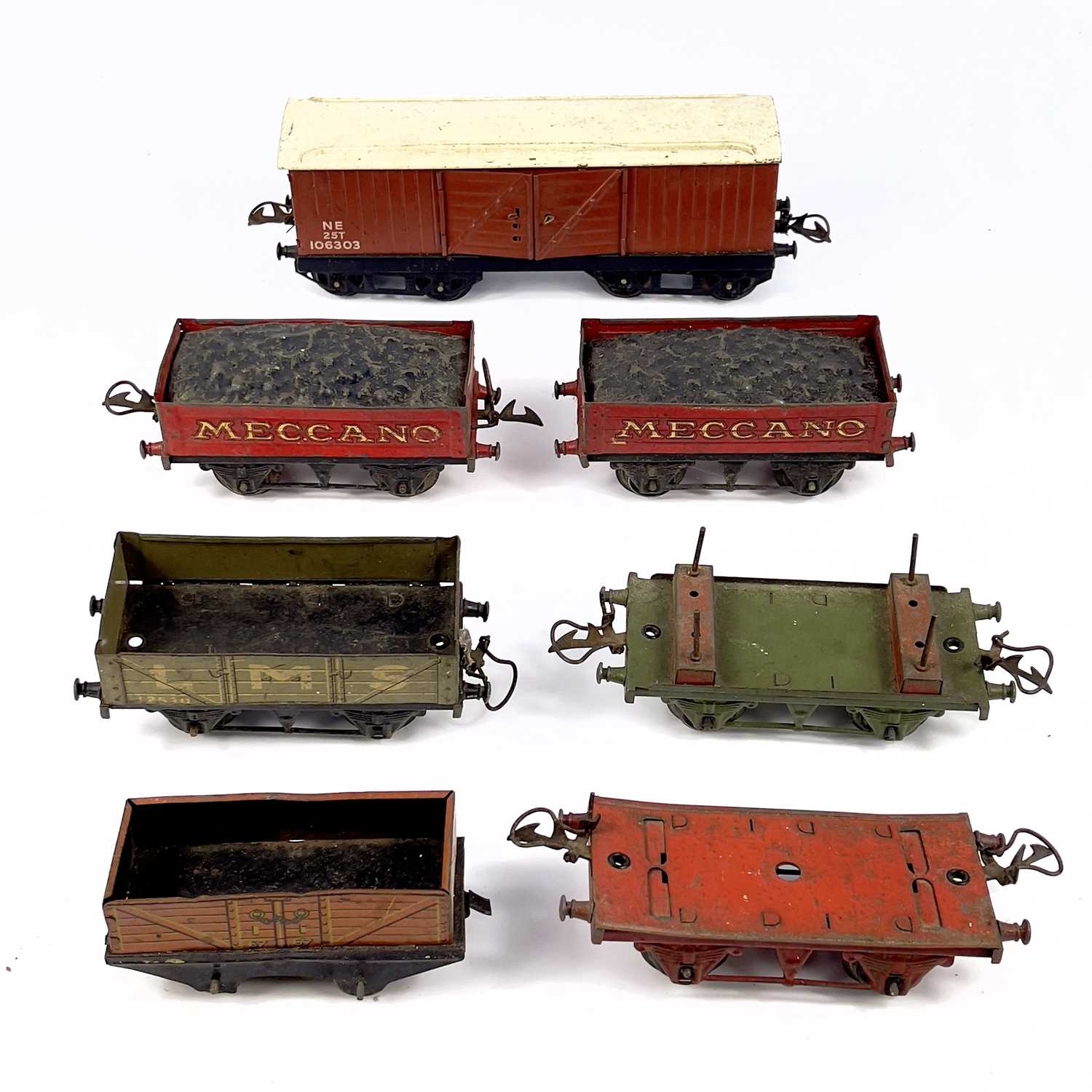 0 Gauge Hornby, Marx etc Tin Plate Railway Items. - Bild 2 aus 8