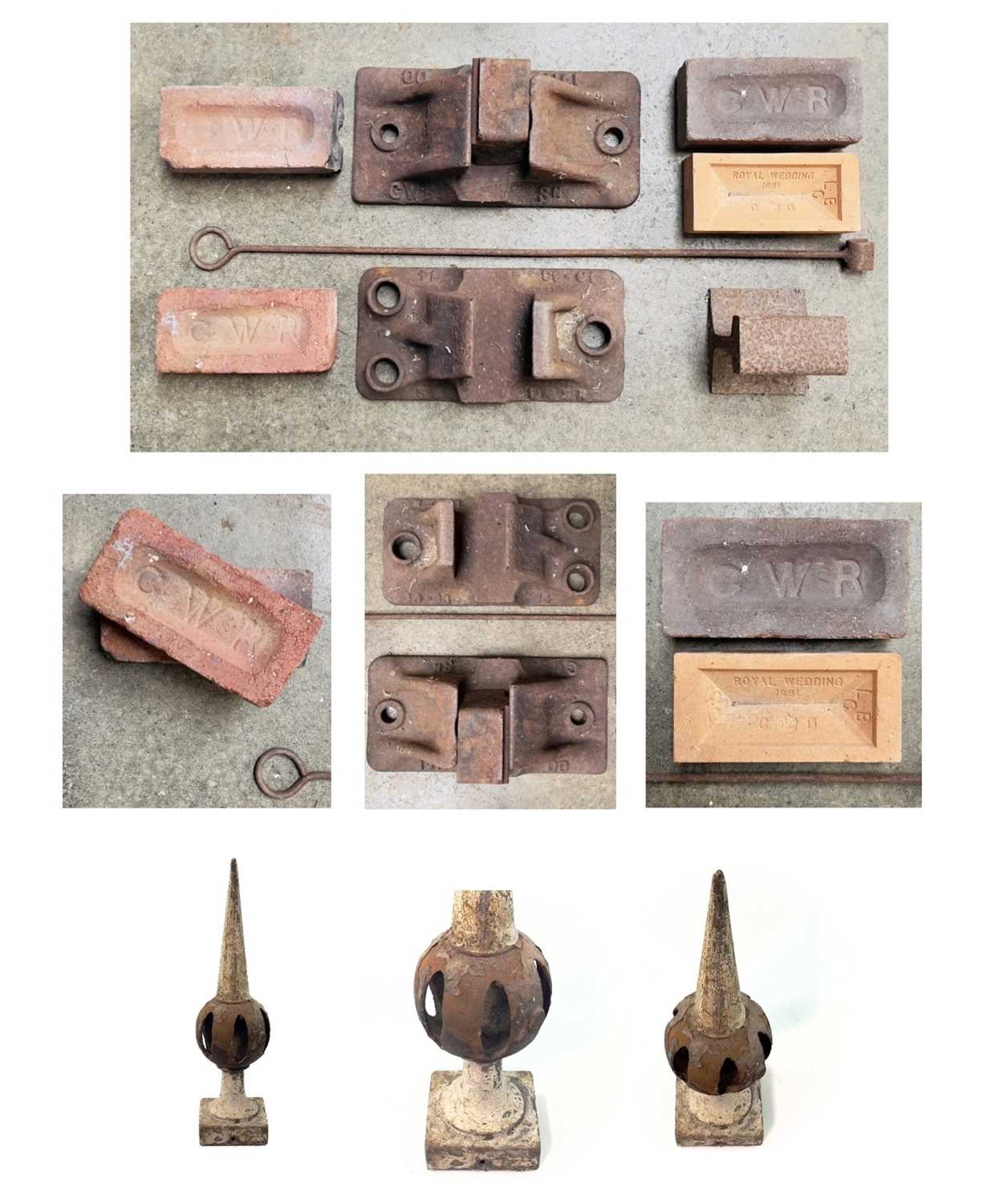 Cast Iron Railwayana, Bricks etc.