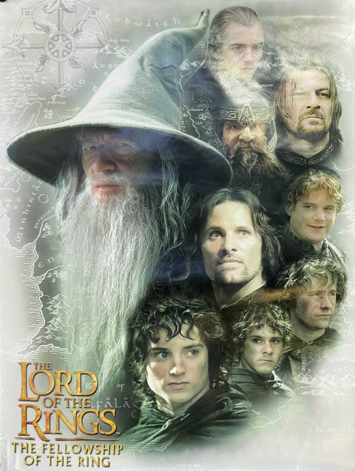 TV/Film Posters: Lord of the Rings posters, etc size 65cm x 90cm (x7).
