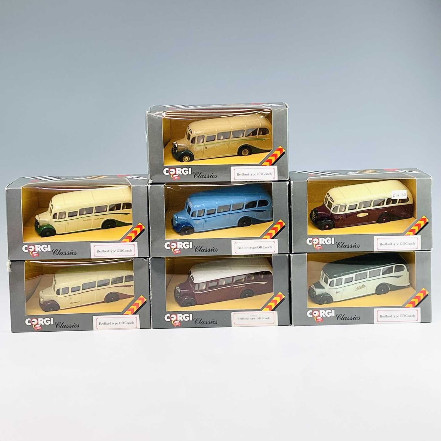 Corgi Bedford OB Die Cast Coaches. - Bild 2 aus 8