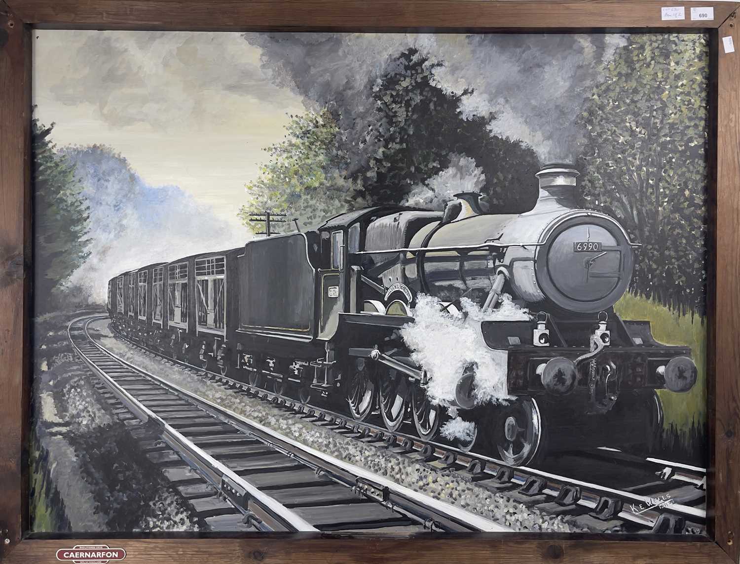 Transport-Railwayana - Cornwall Interest etc. Painting of Hall Locomotive and Other (x11). - Bild 14 aus 28