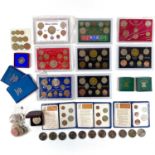 G.B Crowns, Coin Sets, 1935 Silver Medallion, etc.