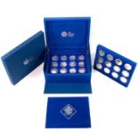 Royal Mint 2012 Queen's Diamond Jubilee Proof £5 Crown Size Silver Proof Coins (x24).