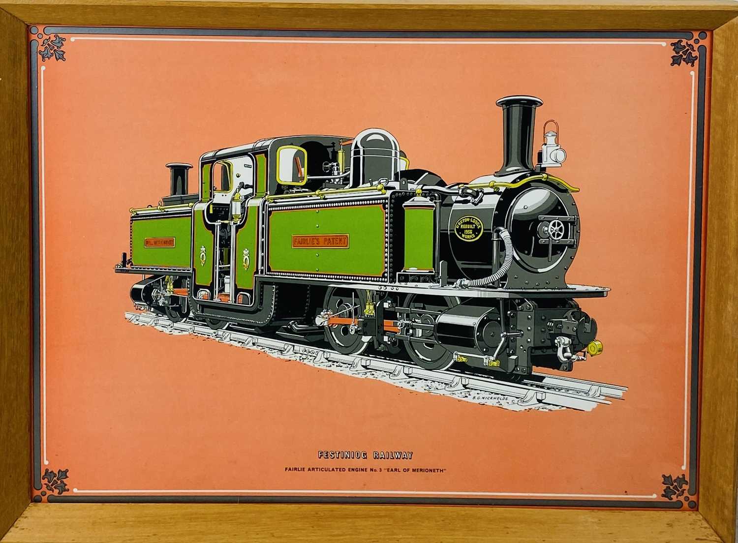 Transport-Railwayana - Cornwall Interest etc. Painting of Hall Locomotive and Other (x11). - Bild 5 aus 28