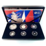 G.B. Silver Proof 2016 Britannia Coin Set of 6 Coins.