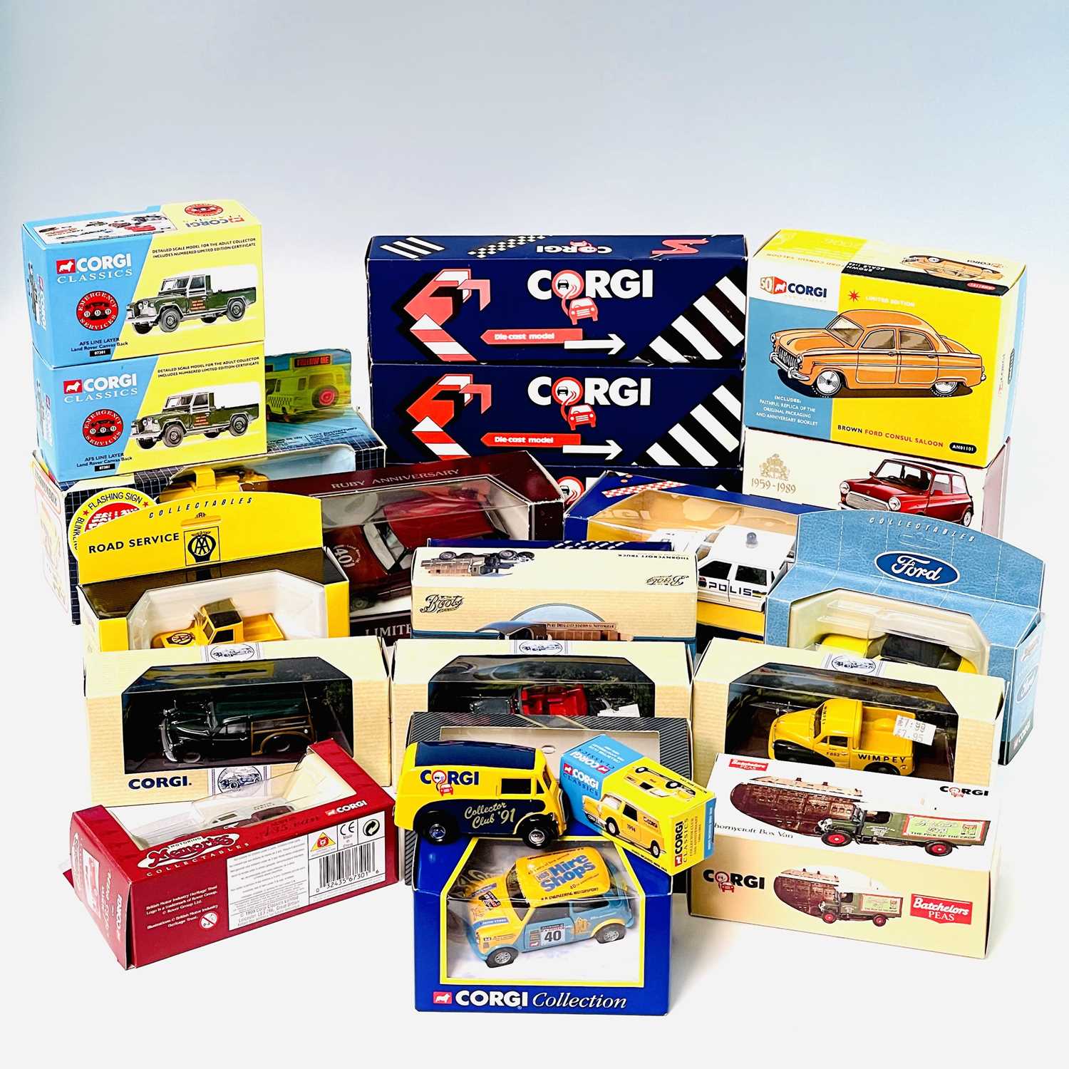 Corgi Matchbox boxed Die Cast Models (x23).