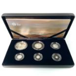 G.B. Silver Proof 2020 Britannia Coin Set of 6 Coins.