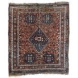 A Shiraz rug, South West Persia, circa 1900,