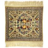 An exceptionally fine Hereke silk rug.