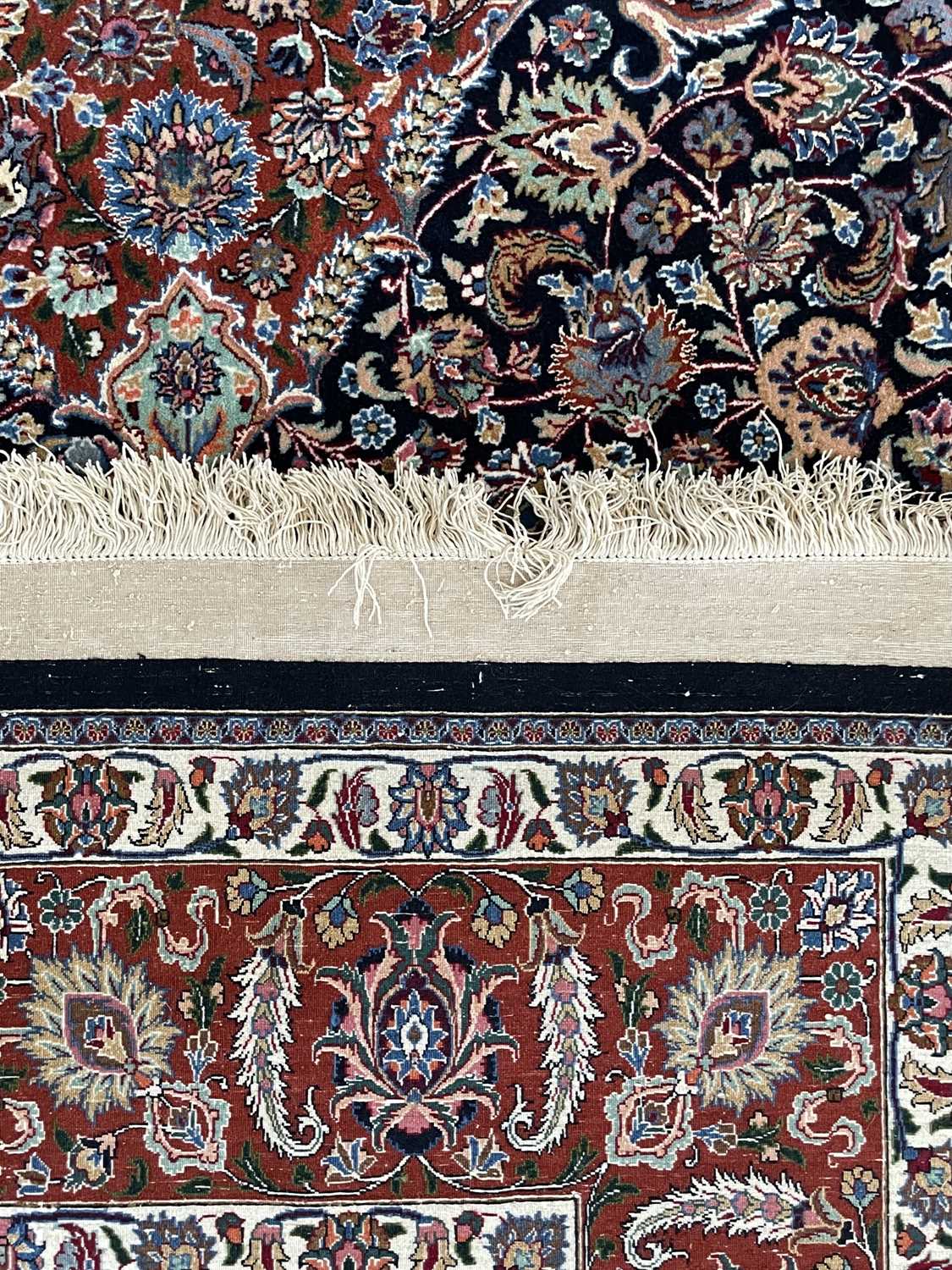 A fine quality Mashad Moud carpet, Khorasan, North East Persia. - Image 7 of 12