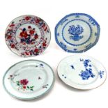 An 18th century Chinese porcelain Famille rose plate.