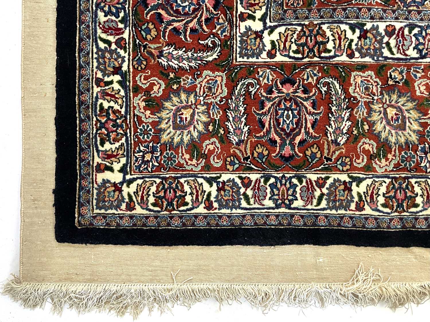 A fine quality Mashad Moud carpet, Khorasan, North East Persia. - Image 10 of 12