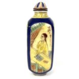 A Chinese painted enamel snuff bottle, early 20th century.