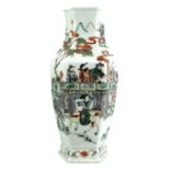 A Chinese famille rose porcelain vase, 19th century.