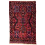 A Hamadan rug, North West Persia, mid 20th century.