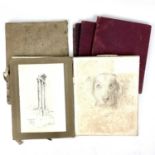 Five late 19th century sketchbooks.