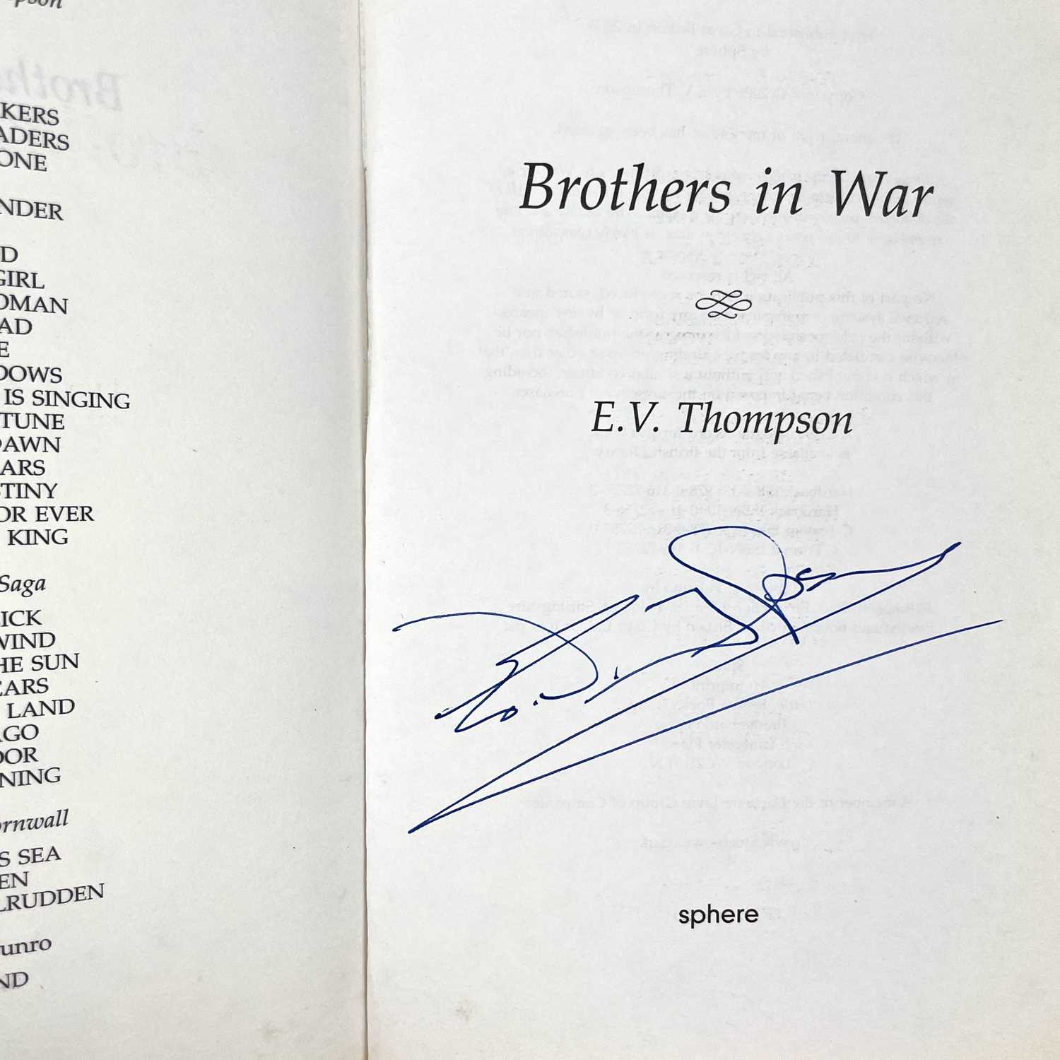 E. V. THOMPSON. Six signed works. - Image 6 of 10
